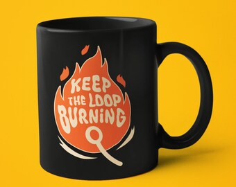 Keep the Loop Burning mug | Microbiology gift, Microbiologist mug, Science gift, Biology gift, Laboratory gift, Science mug, Scientist gift