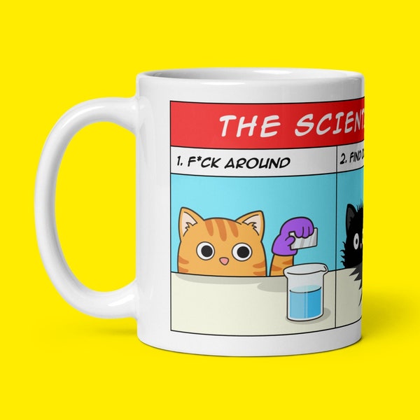The Scientific Method mug | Funny science mug, Chemistry teacher appreciation gift, Grad school gift, Funny chemistry gift, Thank you gift