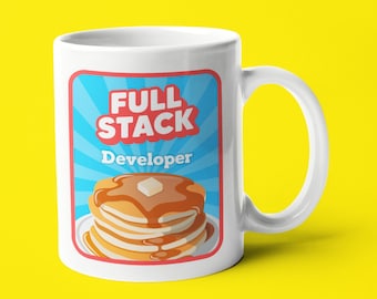 Full-stack developer mug | Software developer mug, Programmer mug, Coding gift, Computer science gift, Web developer mug, Gift for coders