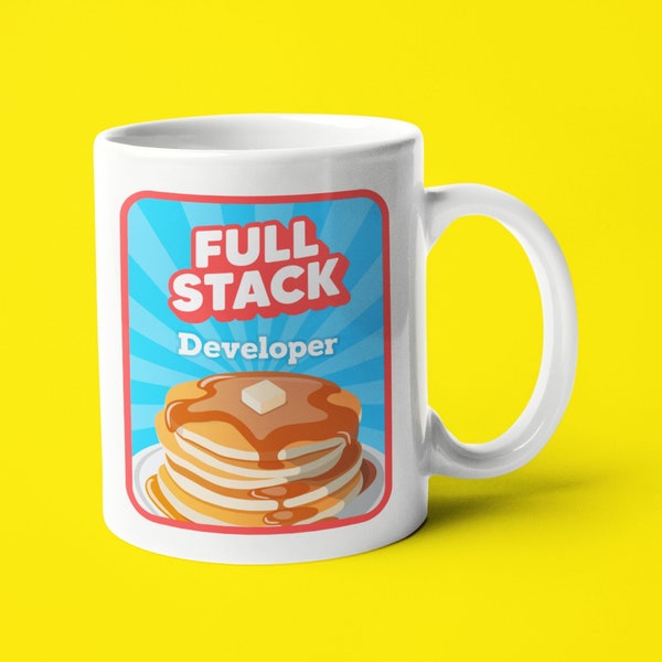 Full-stack developer mug | Software developer mug, Programmer mug, Coding gift, Computer science gift, Web developer mug, Gift for coders