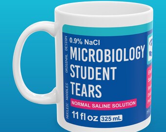 Microbiology student tears mug | Microbiology mug, Microbiologist gift, Biology gift, Science mug, Graduate student gift, PhD student mug