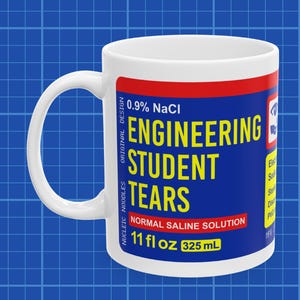 Engineering student tears mug | Engineer mug, Gift for Civil, Mechanical, Aerospace, Computer Engineer, Future engineer, Student gift mug