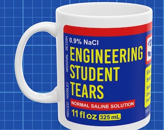 Engineering student tears mug | Engineer mug, Gift for Civil, Mechanical, Aerospace, Computer Engineer, Future engineer, Student gift mug