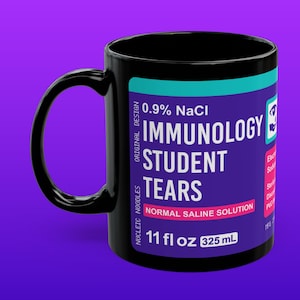 Immunology student tears mug | Immunology mug, Immunology gift, Immunologist gift, Immunology art, Graduate student gift, PhD student mug