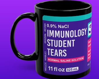 Immunology student tears mug | Immunology mug, Immunology gift, Immunologist gift, Immunology art, Graduate student gift, PhD student mug