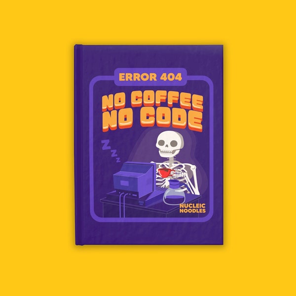 No coffee, No code hardcover journal | Developer gift, Software engineer gift, Computer science gift, Programmer gift, Data scientist gift