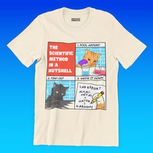 The Scientific Method t-shirt | Funny science shirt, Chemistry teacher gift, Biology shirt, Physics shirt, Laboratory gift, Graduation gift Natural