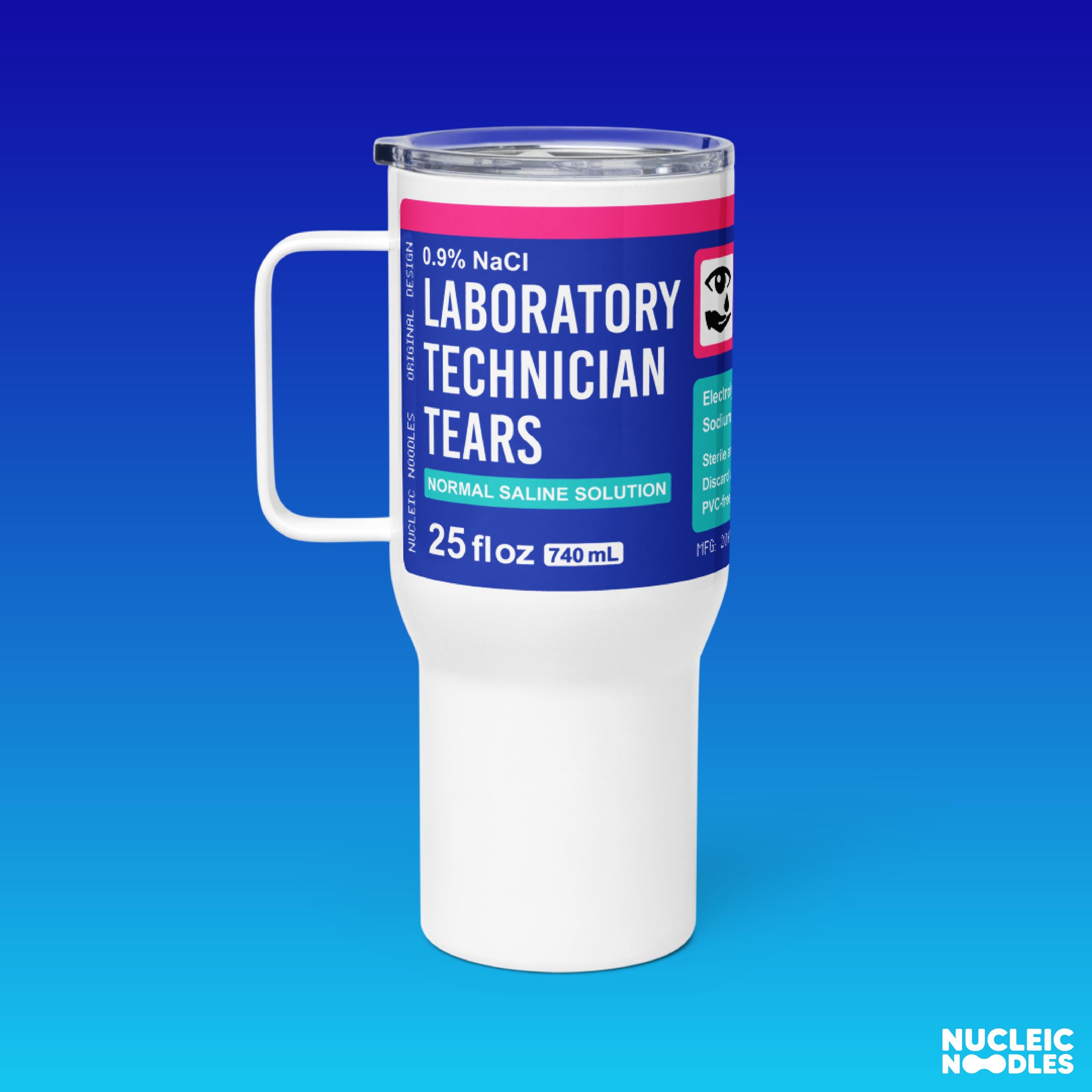 Laboratory technician tears tumbler | Lab tech gift, Laboratory scientist gift, Medical technologist mug, Phlebotomist gift, Lab analyst mug