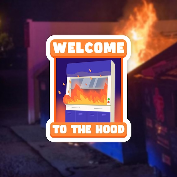 Welcome to the Hood | Funny science sticker, Chemistry sticker, Biology gift, Graduate student gift, Biochemistry sticker, STEM sticker pack