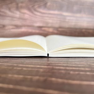Tomoe River Notebook, Front Book Cover, A5 Dot Grid, 68 gsm, Made in Japan, Lay Flat on the desk