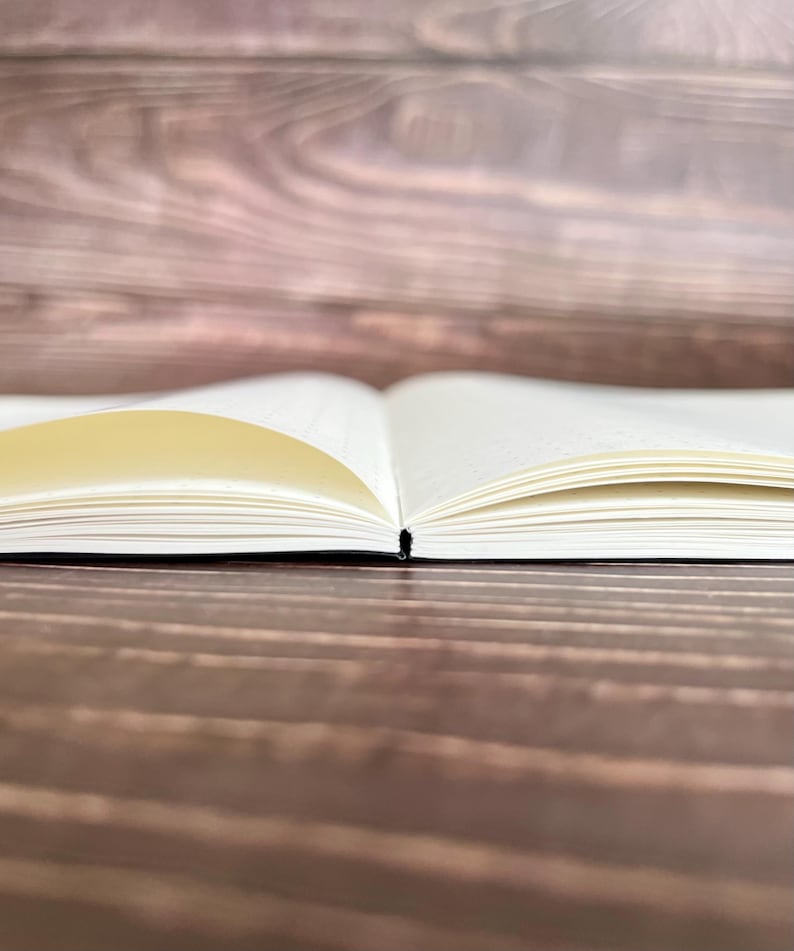 Tomoe River Notebook, Front Book Cover, A5 Dot Grid, 68 gsm, Made in Japan, Lay Flat on the desk