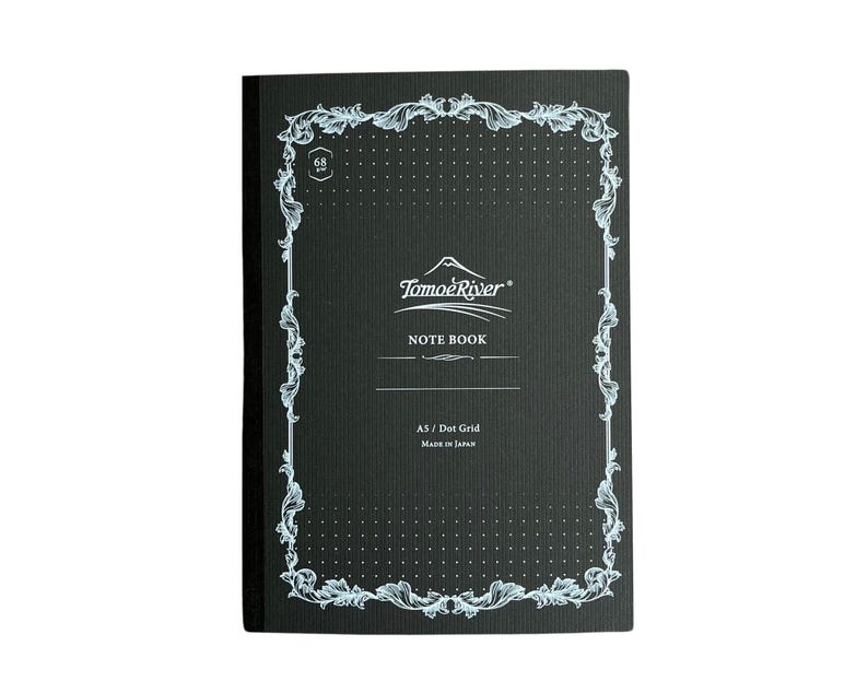 Tomoe River Notebook, Front Book Cover, A5 Dot Grid, 68 gsm, Made in Japan