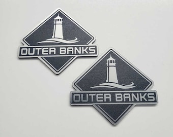 Ford Bronco Lighthouse Outer Banks Emblem Badge #32689