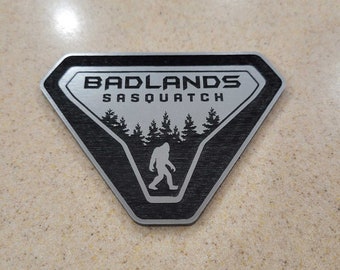 Ford Bronco Badlands Sasquatch Emblem Badge #32608