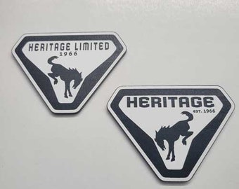 Ford Bronco Heritage 1966 Emblem Badge #32627