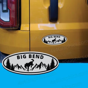 Big Bend Ford Bronco Full or Sport Oval Emblem Badge Tailgate Door Replacement