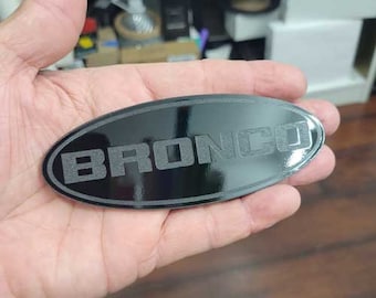 Ford Bronco Full or Sport Oval Emblem Badge Tailgate Door Replacement