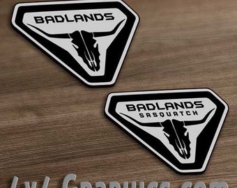 Ford Bronco Badlands Long Horn Emblem Badge #32625