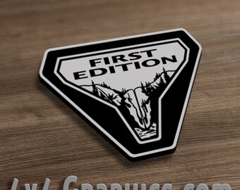 Insignia emblema de primera edición n.º 32612 (VENDIDA en par)