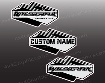 2021-2023 Ford Bronco Wildtrak, Wildtrak Sasquatch or Personalized Emblem Badge