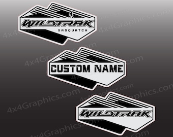 2021+Ford Bronco Wildtrak, Wildtrak Sasquatch or Personalized Emblem Badge
