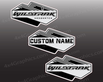 2021-2023 Ford Bronco Wildtrak, Wildtrak Sasquatch or Personalized Emblem Badge