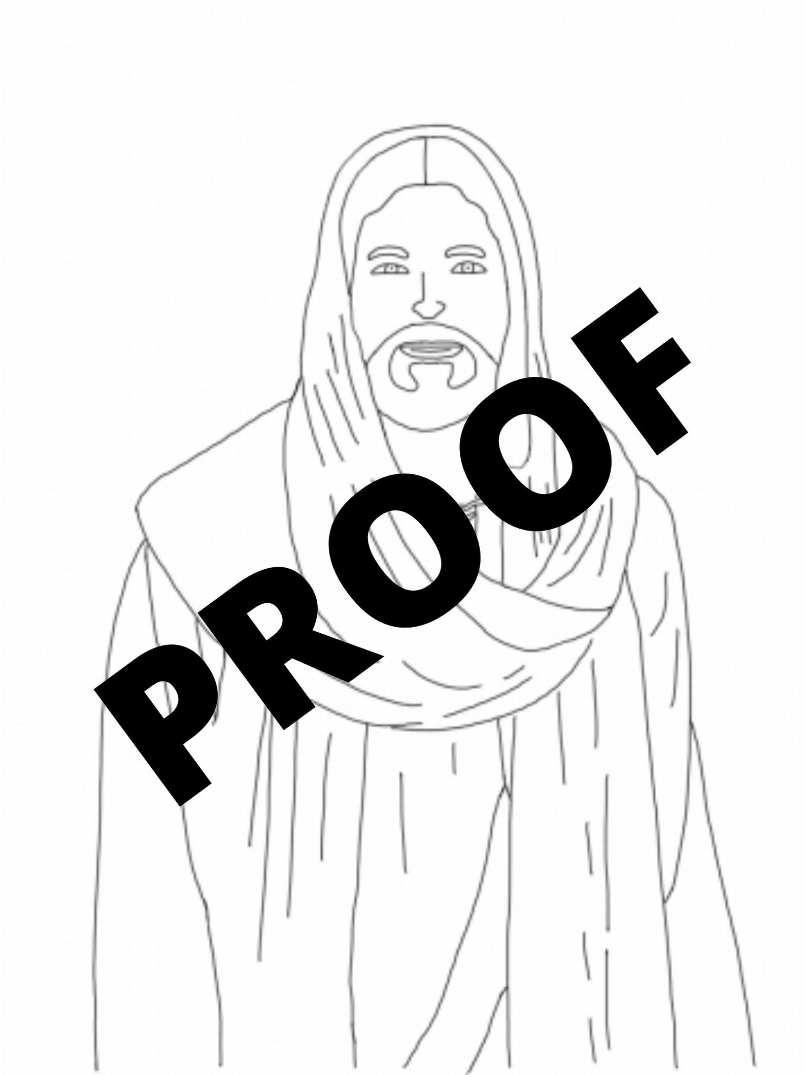 Jesus Printable Coloring Pages, 5 Pages, Digital Download - Etsy
