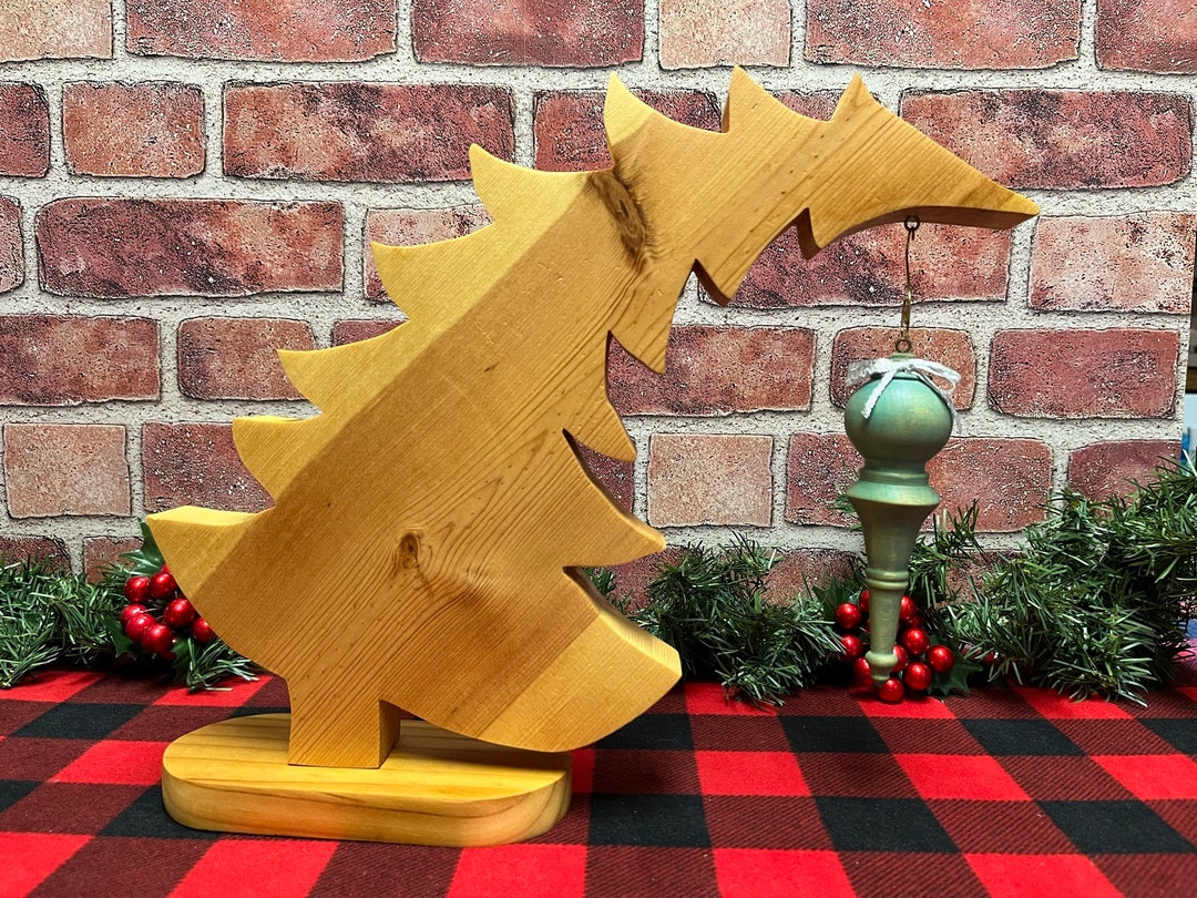 Leaning Tree Christmas Ornament Holder Quirky Tree Display Etsy