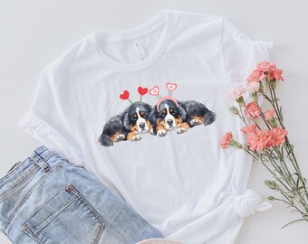 Bernese mountain dog mom shirt, dog valentine shirt, dog mom tshirt, dog mom crewneck, Bernese dog gift, valentines crewneck, dog mama shirt