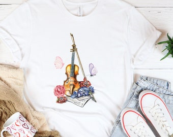 violin shirts, music teacher shirt, violin gifts, violin t shirt, musician shirt, violin gift, violinist shirt, violin teacher, violin lover