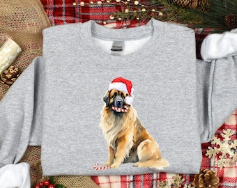 leonberger sweatshirt, leonberger sweater, Christmas dog shirt, leonberger t shirt, dog gifts for owners, pet Christmas, leonberger dog mom