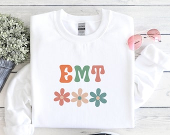 emt sweatshirt, emt hoodie, emt crewneck, first responder, emt gift, emt shirt, emt graduation, emt sweater, ems sweatshirt, medic shirt ems