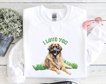 sudadera leonberger, sudadera con capucha leonberger, suéter leonberger, camiseta leonberger, regalo leonberger, mamá leonberger, regalo del dueño del perro leonberger