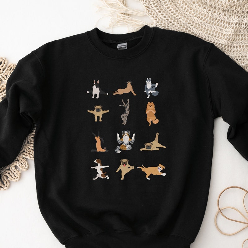 Pomeranian Meditate Yoga Sweatshirt main image 1