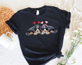 Bernese mountain dog mom shirt, dog valentine shirt, dog mom tshirt, dog mom crewneck, Bernese dog gift, valentines crewneck, dog mama shirt