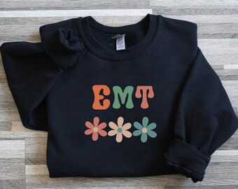 emt sweatshirt, emt hoodie, emt crewneck, first responder, emt gift, emt shirt, emt graduation, emt sweater, ems sweatshirt, medic shirt ems