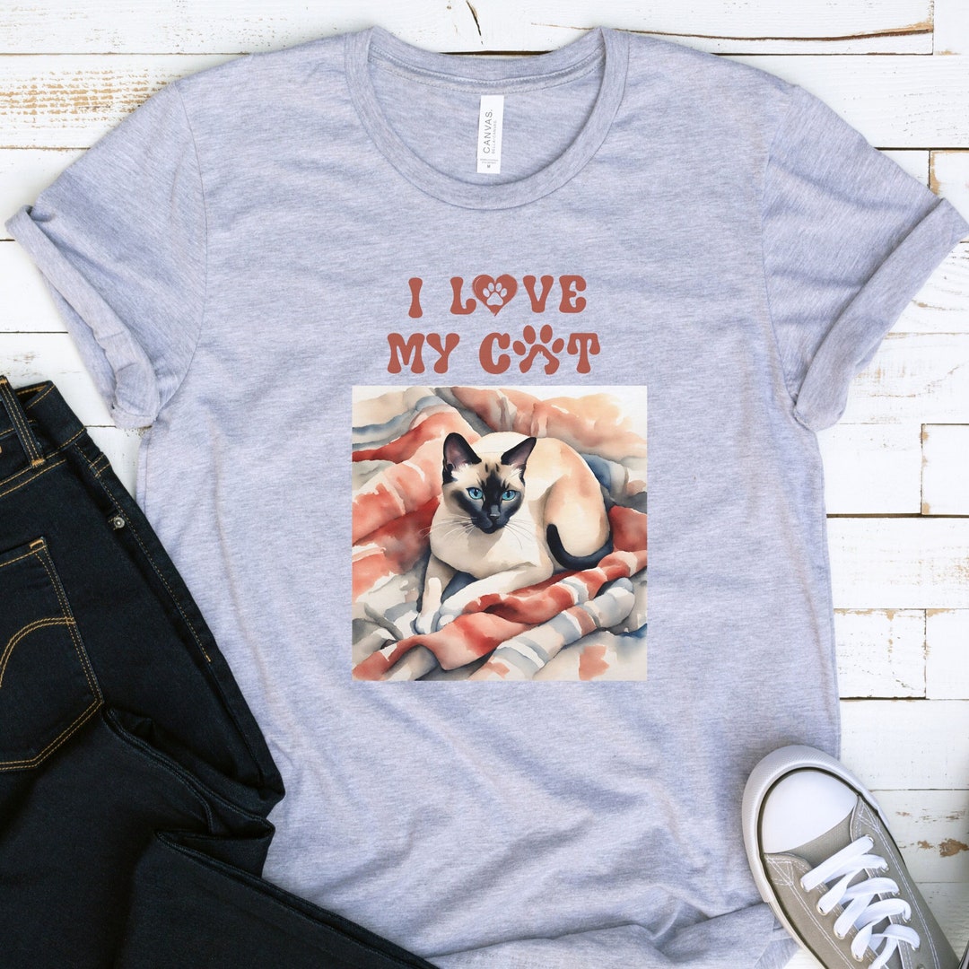 Siamese Cat Shirt, Siamese Cats Shirt, Cat Presents, Cat Person T Shirt