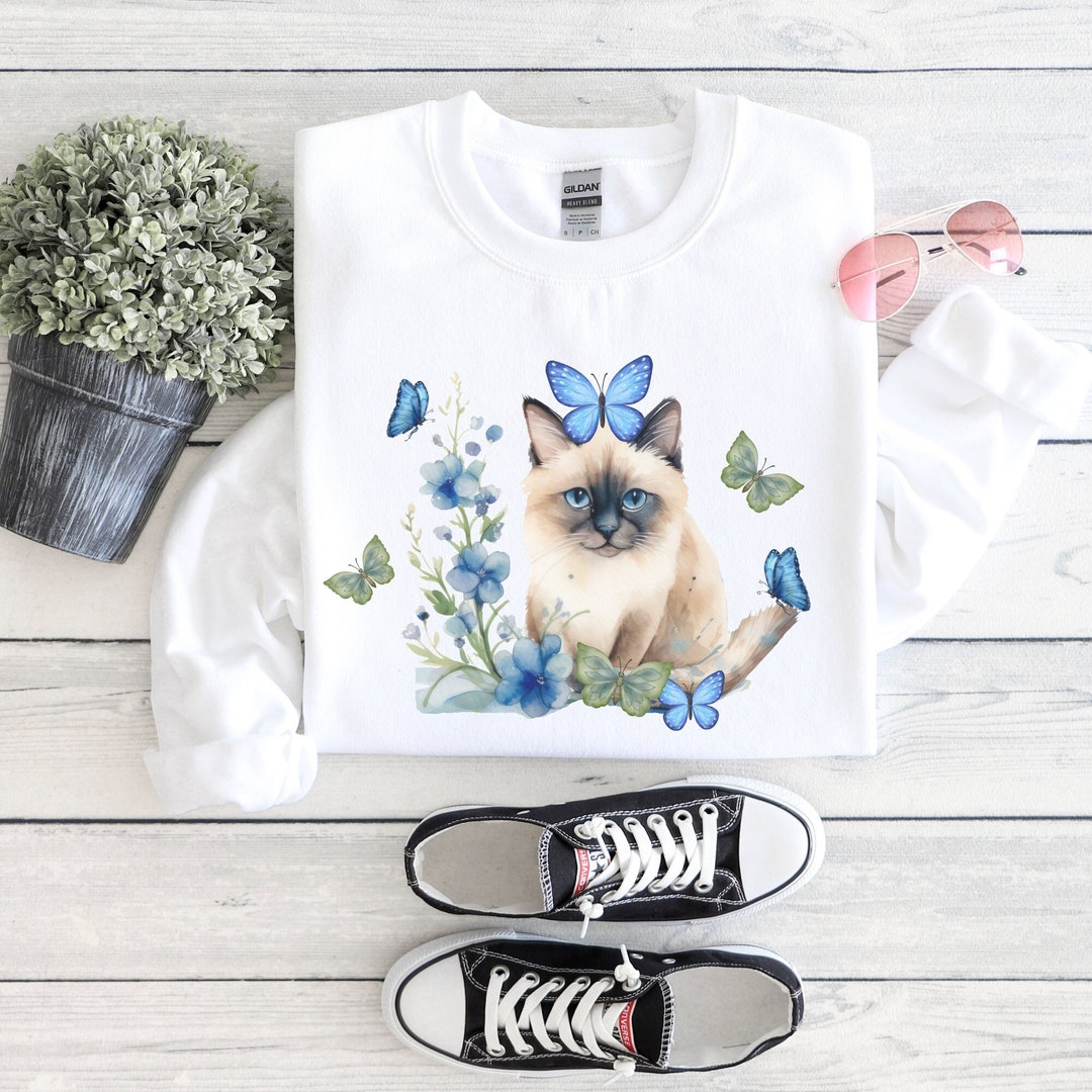 Siamese Cat Mom Sweater, Siamese Cat Gifts, Cat Mom Sweatshirt, Siamese