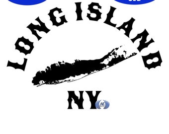 Long Island New York SVG, DXF, Adobe Illustrator & PNG Download Version 1