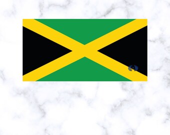 Jamaican Flag SVG, PNG and Studio3 Files Download Only
