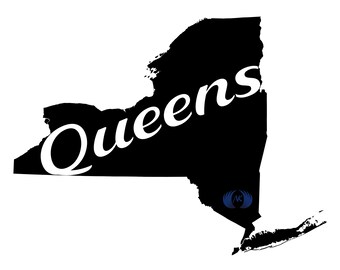 Queens New York State SVG, PDF, Adobe Illustrator & PNG Digital Download Only