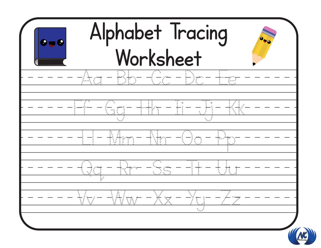 Free Letter Tracing Worksheets – A-Z Handwriting Practice – Fun Early  Learning