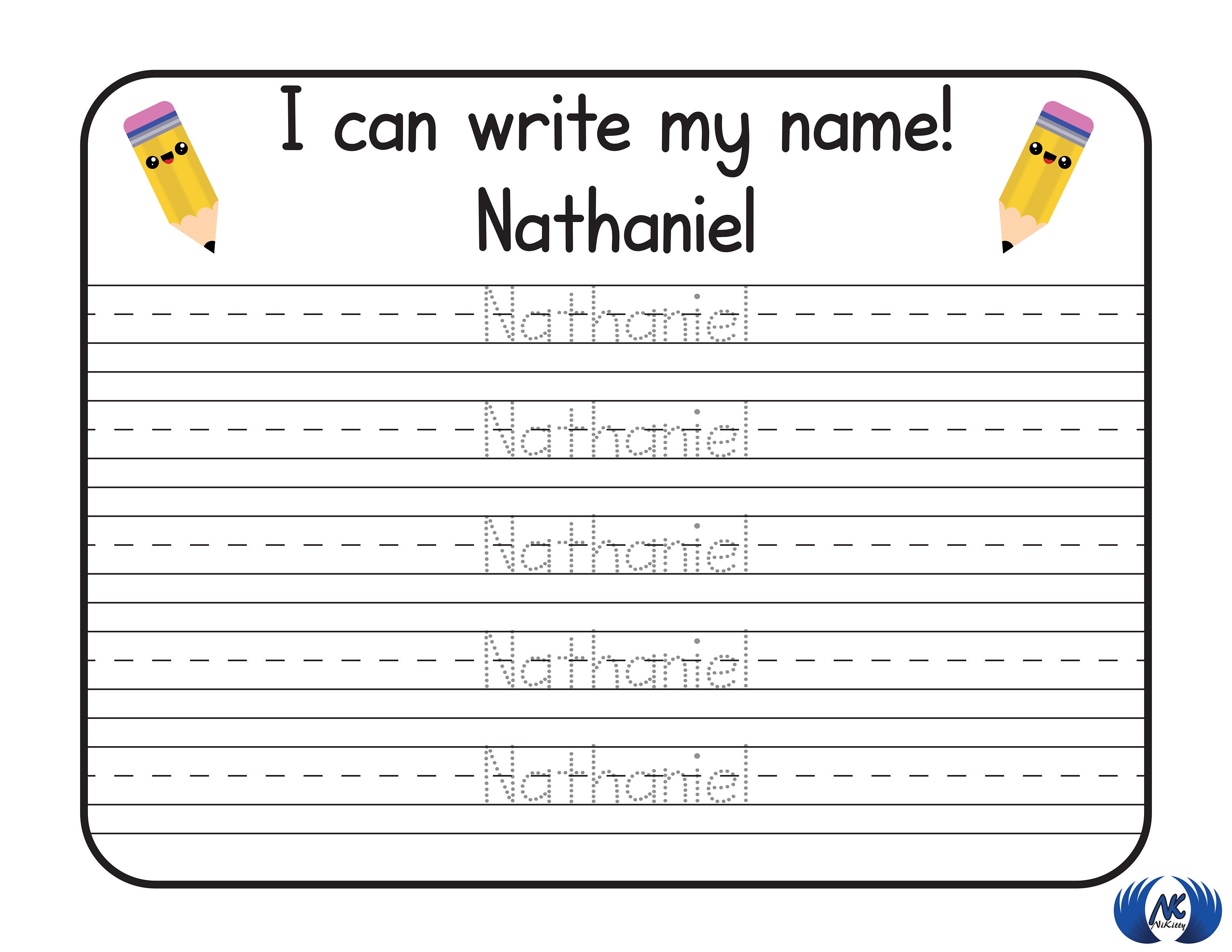 editable name tracing sheet totschooling toddler preschool kindergarten