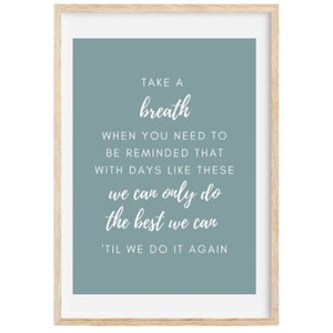 We Can Only Do The Best We Can, Waitress, Broadway, Musical Lyrics, Wall Art Decor, Surprise Gift, Poster, Digital Print *INSTANT DOWNLOAD*