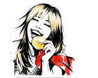 Alysa Liu Olympic Gold Figure Skater Kiss-Cut Stickers