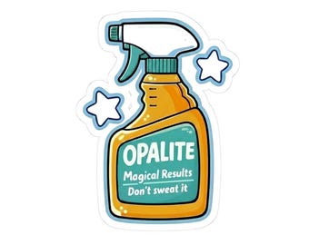 Opalite Spray Bottle Sticker | 90s Aesthetic Swiftie Funny Kiss-Cut Sticker