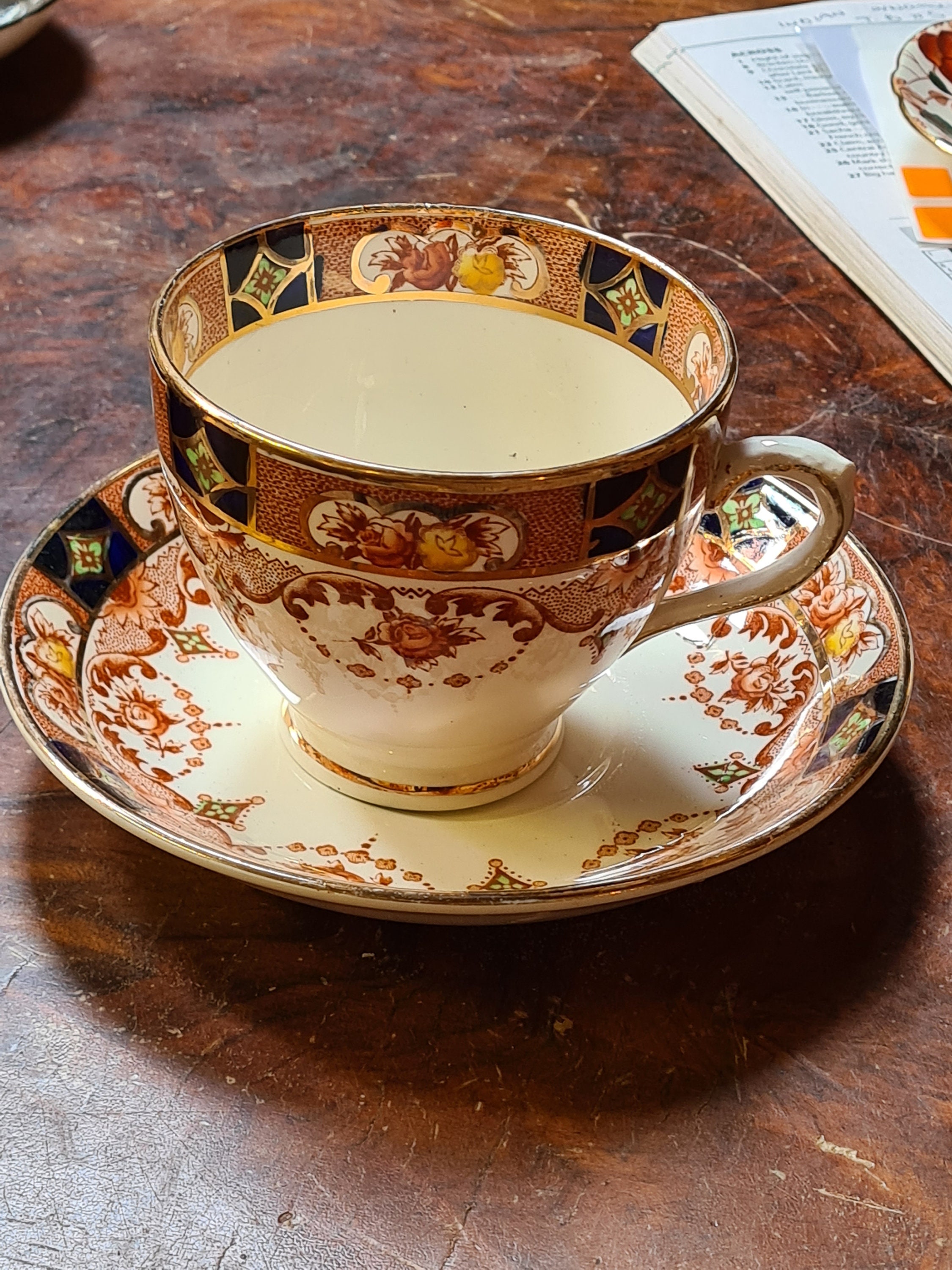 1880's Phoenix Ware Cup and Saucer - Etsy