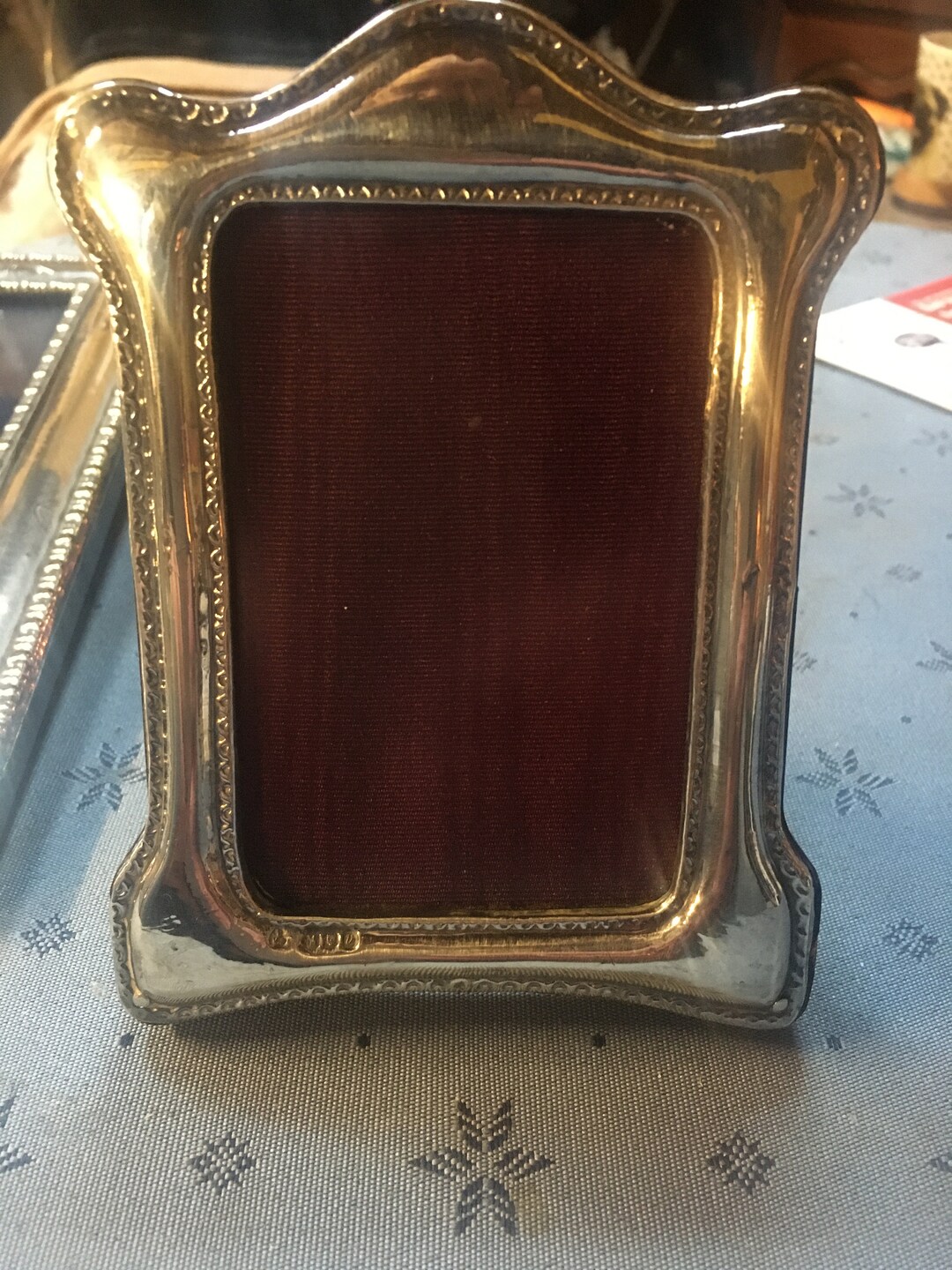 Lovely Solid Silver Picture Frame Etsy