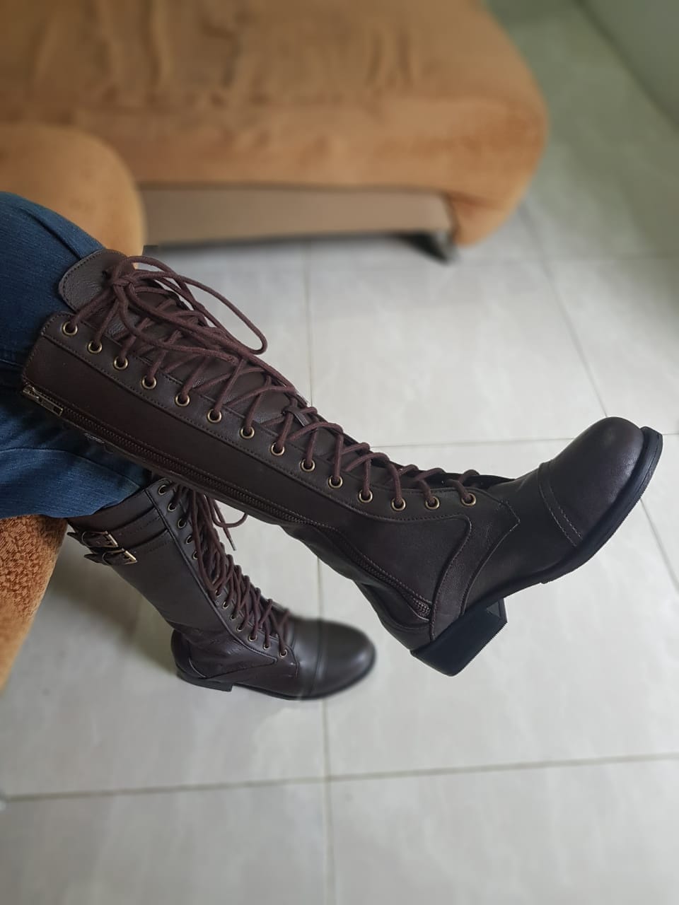 【suzen】Baritone lace-up long boots Amazon.com: Over the Knee Boots for Women Long Combat Boots