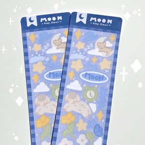 Moon Sticker Sheet | Cute Sticker Sheet | Journal Sticker | Kawaii Sticker Sheet | Cute Stationery
